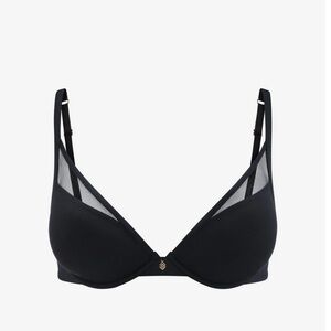 Third Love black 24/7 classic contour plunge bra 34F